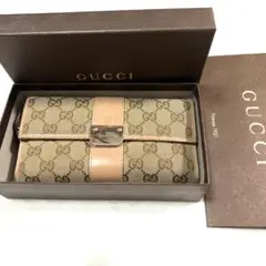 【匿名配送】グッチ GUCCI 長財布 ウィメンズ 箱 紙袋 カード あり
