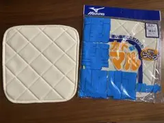 Mizuno 衝撃吸収パッド 尻用(大)アイボリー2枚