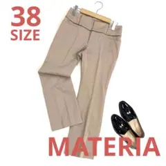 MATERIA マテリア ストレッチサテンテーパードパンツ パ5125