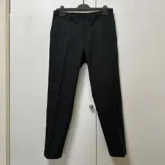 ダークグレー テーラードスラックス