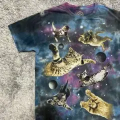 仲里依紗さん着用　レア　希少　猫　宇宙　アニマル　タイダイ　Mサイズ　DOM