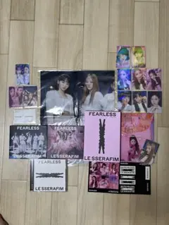 LE SSERAFIM FEARLESS JAPAN盤 4形態セット トレカ付