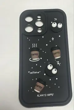 iPhone14ProMAXブラックソフトケース