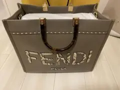 FENDI サンシャイン レザーパイソン2WAYバッグ