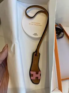 新品 未使用 オランチャーム エルメス Hermes チャーム オラン ピンク