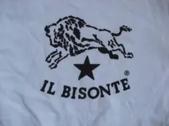 IL BISONTE ライオンロゴ Tシャツ ホワイトL