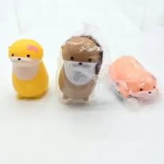 ガチャ　カワウソ　うそやん　ぽわっとライト　3種