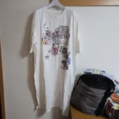 スカラーscolar五分袖ワンピースM