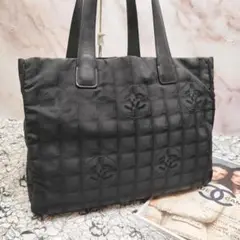 CHANEL シャネル ニュートラベルライン MM 後期 ブラック ゴールド金具