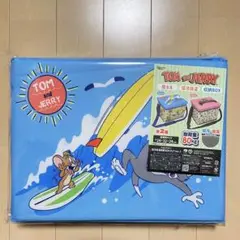 トムとジェリー　座れる　保冷保温　収納BOX　ブルー