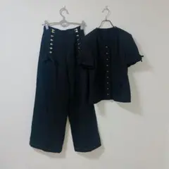 2点セット インゲボルグ/INGEBORGジャケット　ワイドパンツ Mサイズ