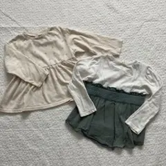 【2枚】apresLescours アプレレクール　長袖カットソー　100cm