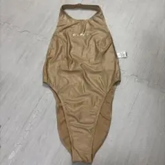 【PHARFAITE】WETGROSS ホルターネックレーシングスイムウェア