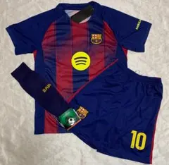 130〜140cｍ　メッシ　キッズ　子供　サッカー　ユニフォーム　バルセロナ