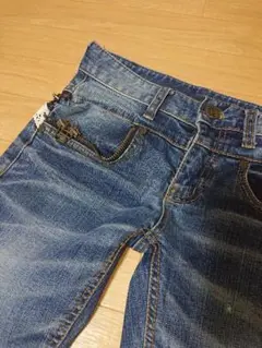 最終価格 美品 ダメージ加工 スキニーデニム