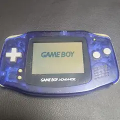 ゲームボーイアドバンス 本体 クリアブルー