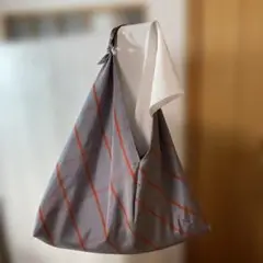 ワンハンドル一枚仕立て三角バッグトートバッグハンドメイド７８７