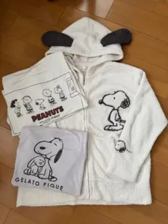 ジェラートピケ　スヌーピー　コラボ　セット