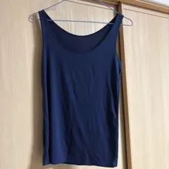 UNIQLO エアリズム タンクトップ インナー ネイビー ユニクロ