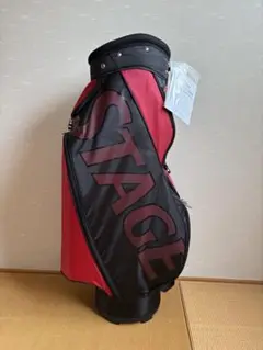 STAGEとTOURSゴルフバック　ツアーステージ　赤✖️黒　新品未使用