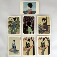 港屋 限定500枚 本人直筆サイン 竹久夢二 ①花火 ②ミアミショーア 2点 竹久夢二専門画廊 港屋