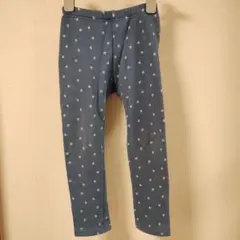 UNIQLO ベビー レギンス 110 足跡模様