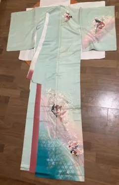 留袖 グリーン 着物
