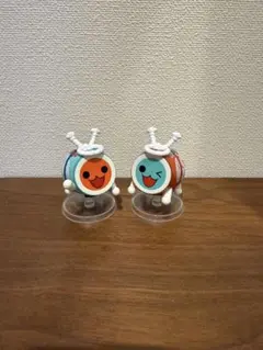 太鼓の達人 ガチャくじ A賞 和田どん&和田かつビッグフィギュア2個セット
