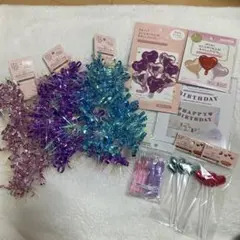 【値下げ】♡セリア 派手かわパーティーグッズまとめ売り9点セット♡