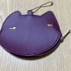 猫型バーガンディコインケース
