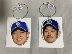 中日ドラゴンズ 高橋宏斗 山本泰寛 BIG FACE ワイヤーチャーム2点セット