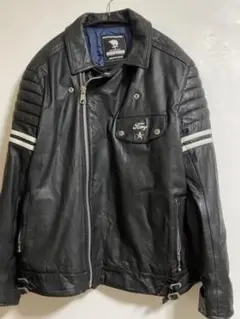 【最終価格】ネイバーフッド(ウルフズヘッドスタッズ付) ライダース バイカー
