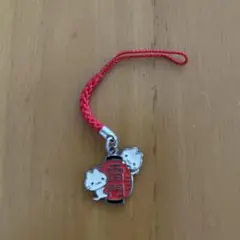 雷門にゃん　根付け