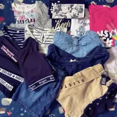 多色カジュアルキッズ服セット