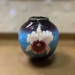 七宝焼 花瓶28cm 富士陶器 送料込み 工芸品