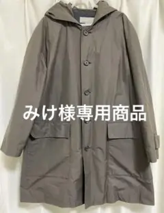 MARGARET HOWELL フーデッド中わたコート