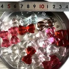 美品★リボン型ビーズ ★セット★まとめ売り