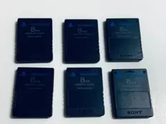 PS2 メモリーカード 6枚セット 純正 プレイステーション