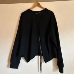 ニテンステゴ 黒 ジッパートレーナー
