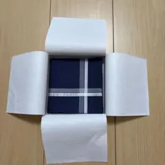 【未使用品】エルメス ハンカチーフ ハンカチ 紺色
