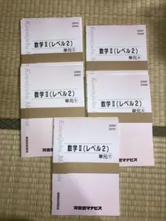 【新品・未使用】 河合塾 マナビス の数学テキスト 数II数Ｂ