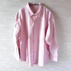 パパス papas長袖 シャツ ピンク Mサイズ