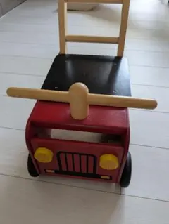 手押し車　木製　消防車