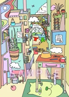 デジタルアート「境界線」