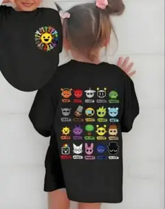 ★新品★スプランキー　Tシャツ　 130　バックプリント 　黒　sprunki