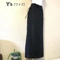 Y's ワイズ ＊ ロングスカート 黒 タイト ヨウジヤマモト