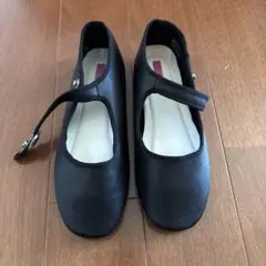 黒　ストラップシューズ　（発表会シューズ）
