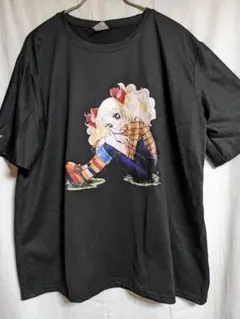 キャンディキャンディ　プリントTシャツ サイズXXL　黒