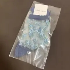 Laura Ashleyローラアシュレイ花柄メッシュソックス