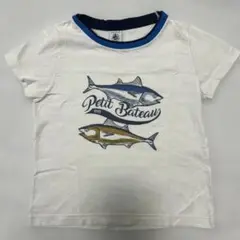 Petit Bateau 魚プリント Tシャツ　104センチです。